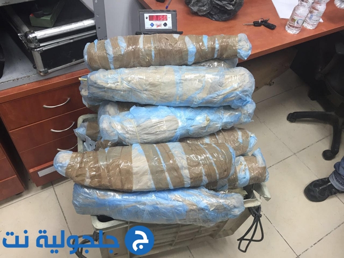 احباط عملية تهريب 31.5  كلغم المخدرات عبر الحدود المصري